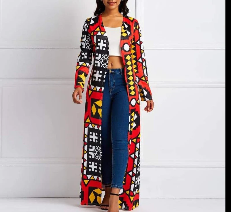 Blouse Brodée Wax S